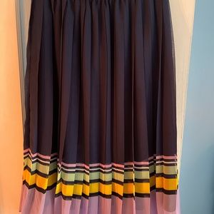 Halogen Midi Pleated Skirt S
